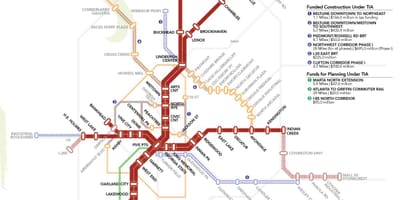 Համակարգի Marta քարտեզի վրա