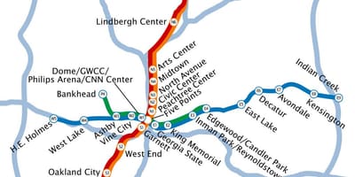 Մետրոյի քարտ Atlanta